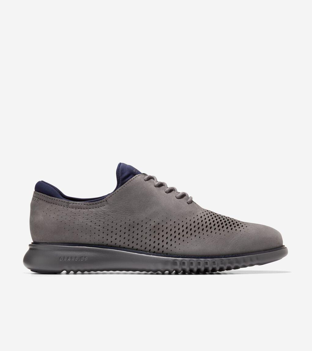 Men's 2.ZERØGRAND Lined Laser Wingtip Oxford 